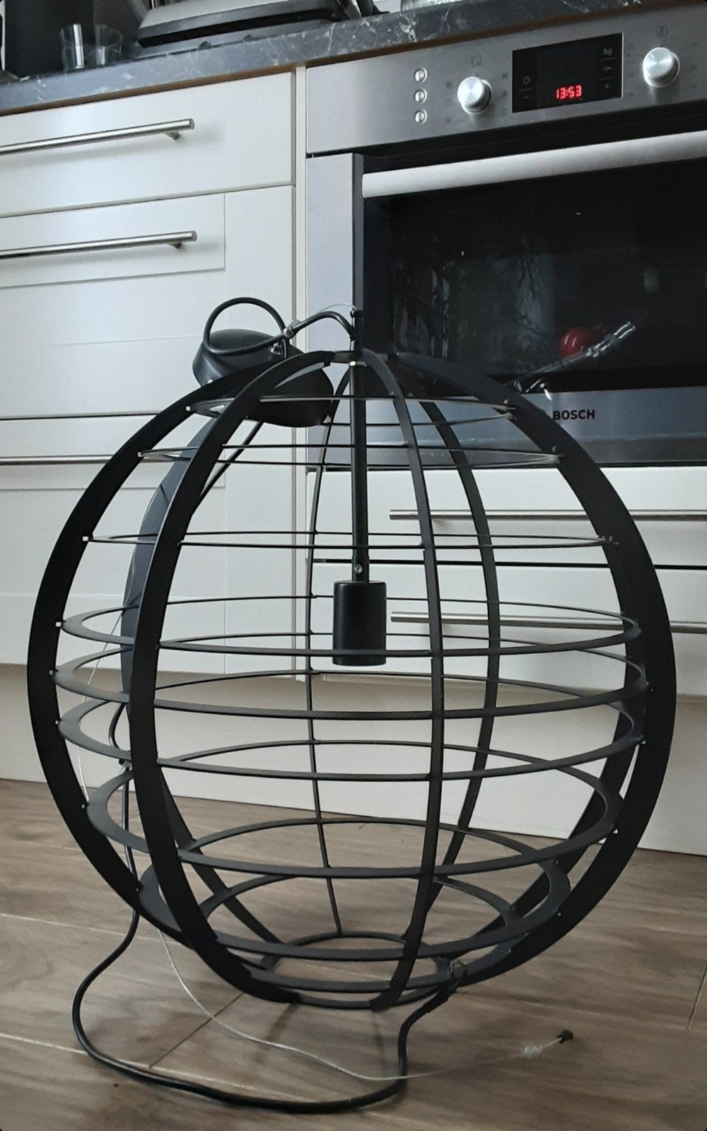 Highlight hanglamp twv 220 euro Pluto 50 cm, Ophalen, Zo goed als nieuw