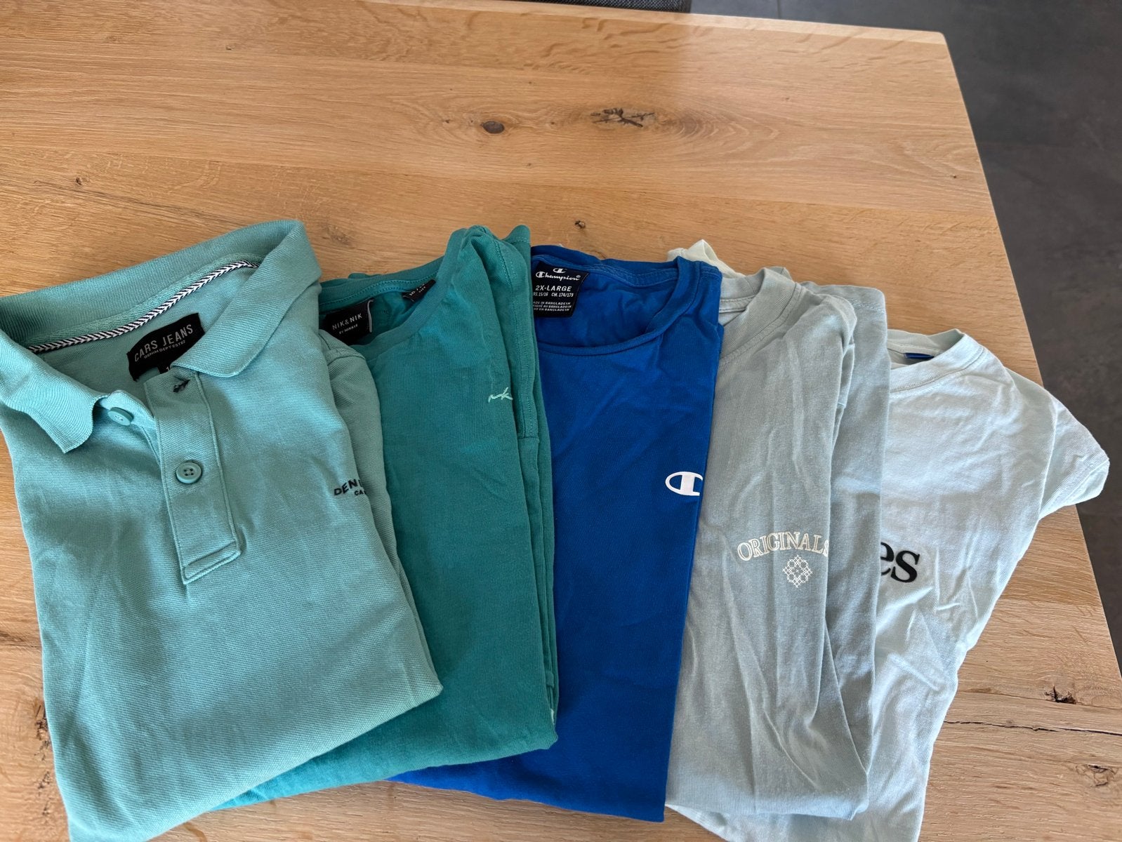 Polo en shirts van diverse merken maat 176  s  14- 15 jaar, Ophalen of Verzenden, Zo goed als nieuw, Overige maten, Groen
