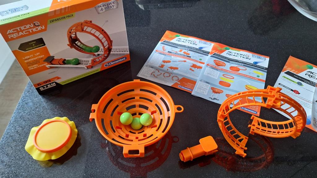 Clementoni Action & Reaction Uitbreidingsset Loop, Ophalen of Verzenden, Nieuw, Bouwen