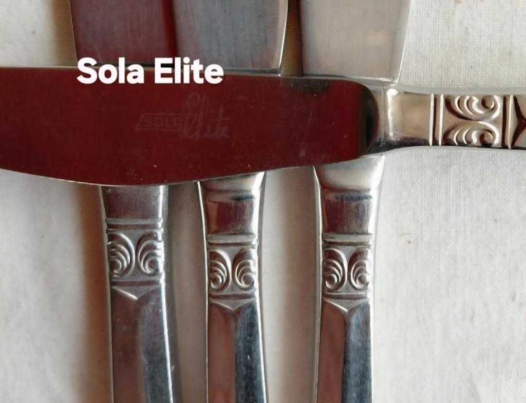 Sola Elite messen bewerkte handvatten, Antiek en Kunst, Ophalen of Verzenden