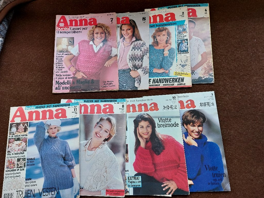 anna handwerk boek, Hobby en Vrije tijd, Ophalen of Verzenden, Gebruikt, Breien of Haken, Patroon of Boek