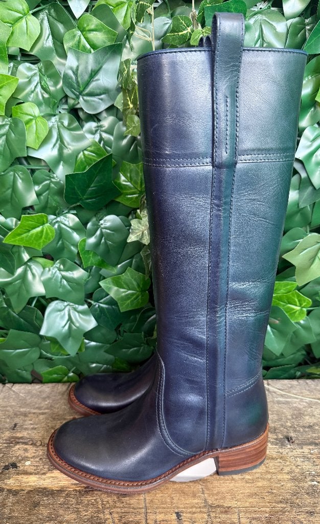 Prachtige hoge leren laarzen van Sendra , maat 38, Blauw, Nieuw, Ophalen of Verzenden, Sendra