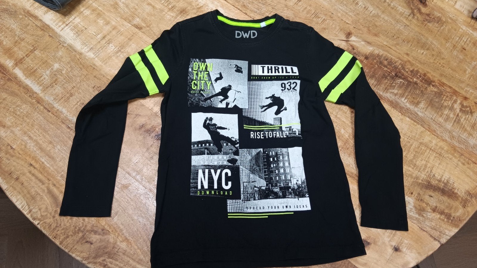 shirt lange mouw maat 134-140, Gebruikt, Ophalen of Verzenden, Shirt of Longsleeve, Jongen
