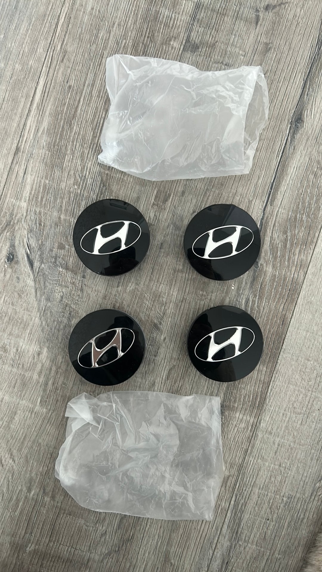 Nieuwe Set Originele Hyundai Naafdoppen, Ophalen of Verzenden, Nieuw