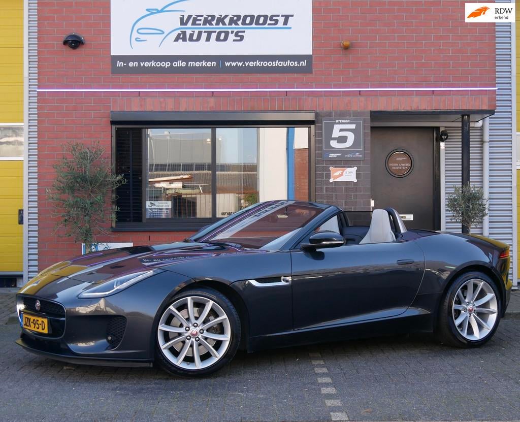 Jaguar F-TYPE 2.0T R-Dynamic. stoelverwarming. sportuitlaat., Auto's, Jaguar, Bedrijf, Te koop, F-type, ABS, Achteruitrijcamera