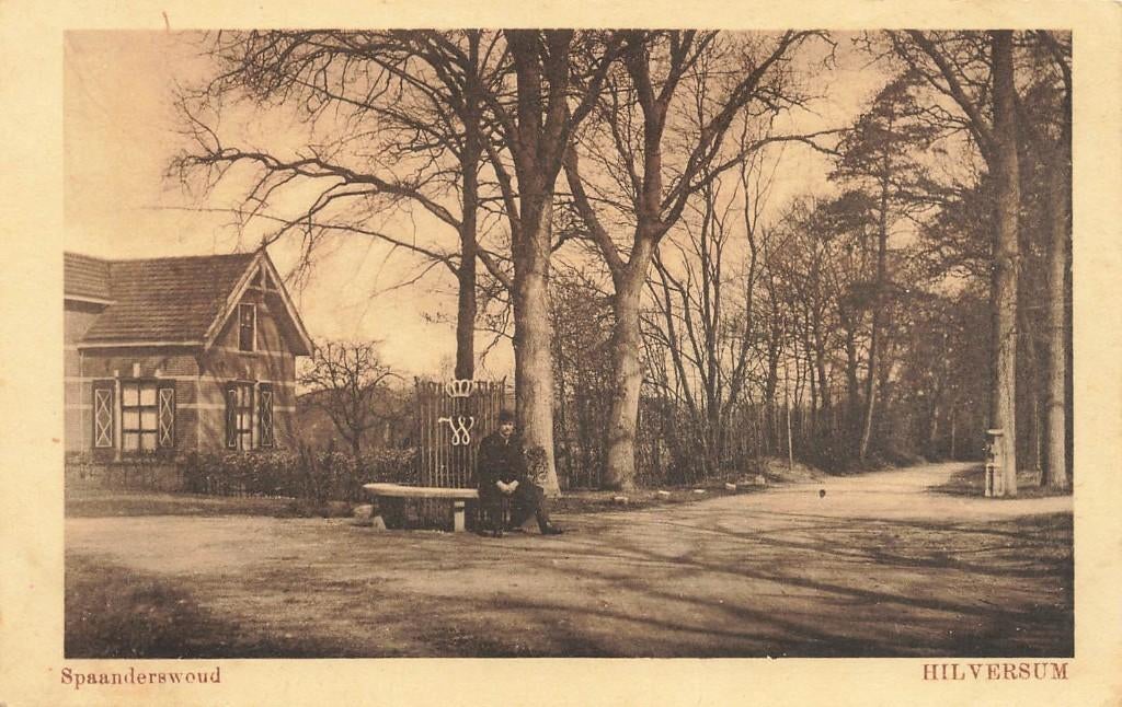 Hilversum, Spaanderswoud, Ophalen of Verzenden, 1920 tot 1940, Ongelopen, Noord-Holland