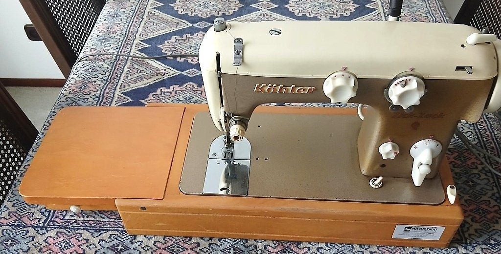 Vintage Köhler Zig Zag naaimachine, Hobby en Vrije tijd, Ophalen, Gebruikt, Naaimachine, Overige merken