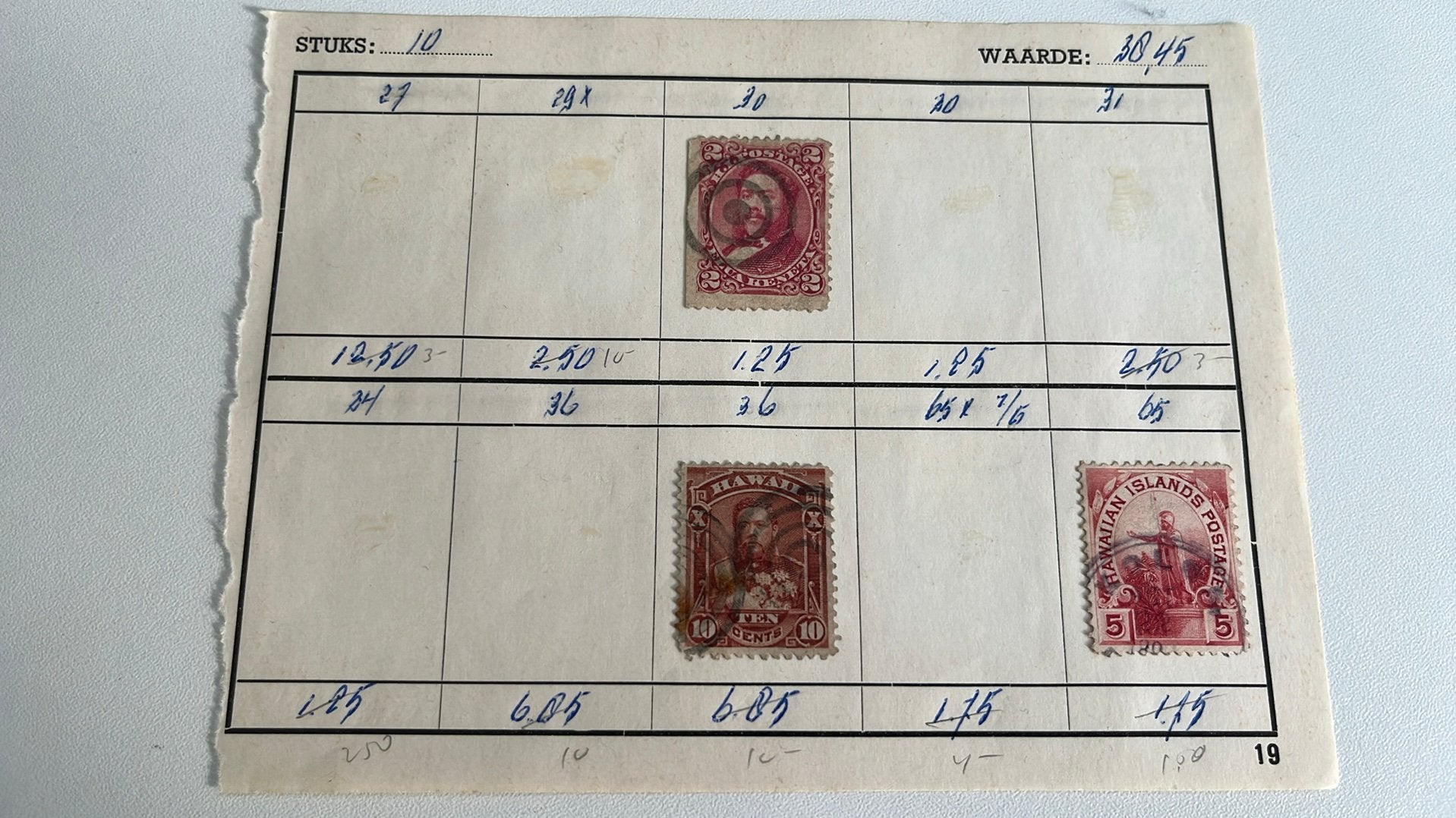 Hawaï 1875 - 1894, Ophalen of Verzenden, Buitenland