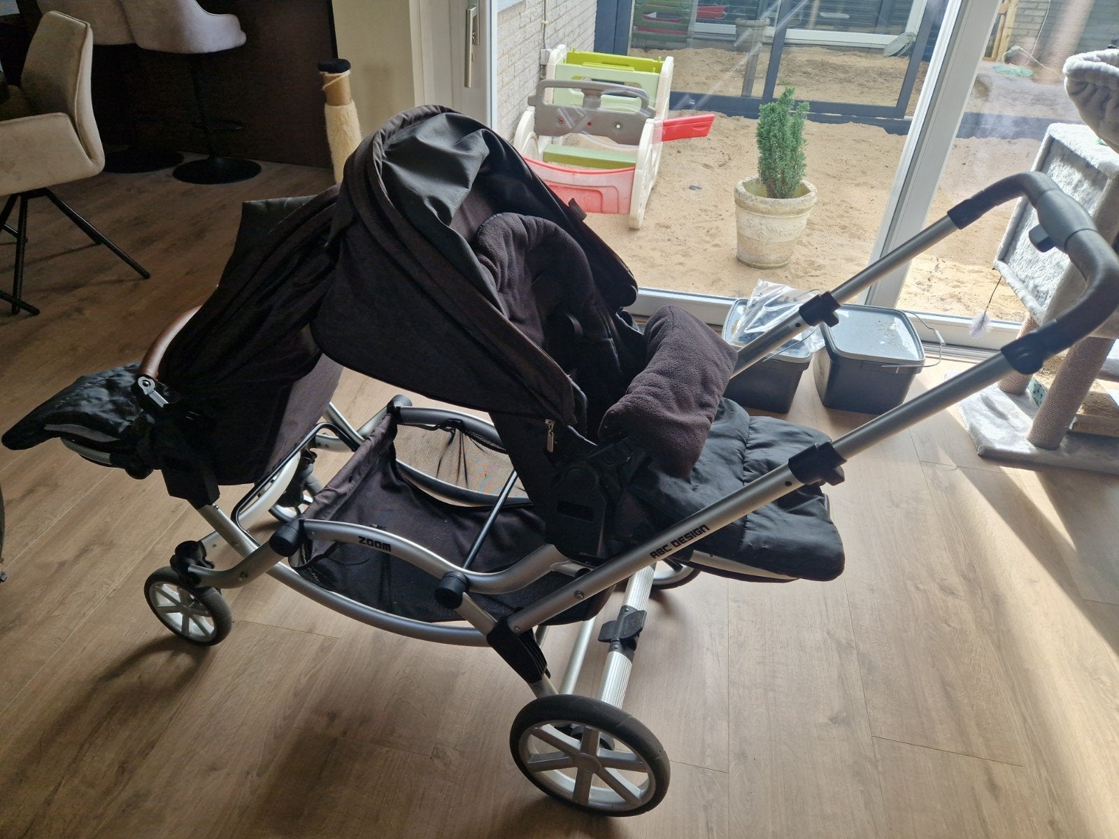 ABC Design Zoom Tweelingwagen - Compleet en Netjes, Gebruikt, Duowagen, Ophalen, Kinderwagen