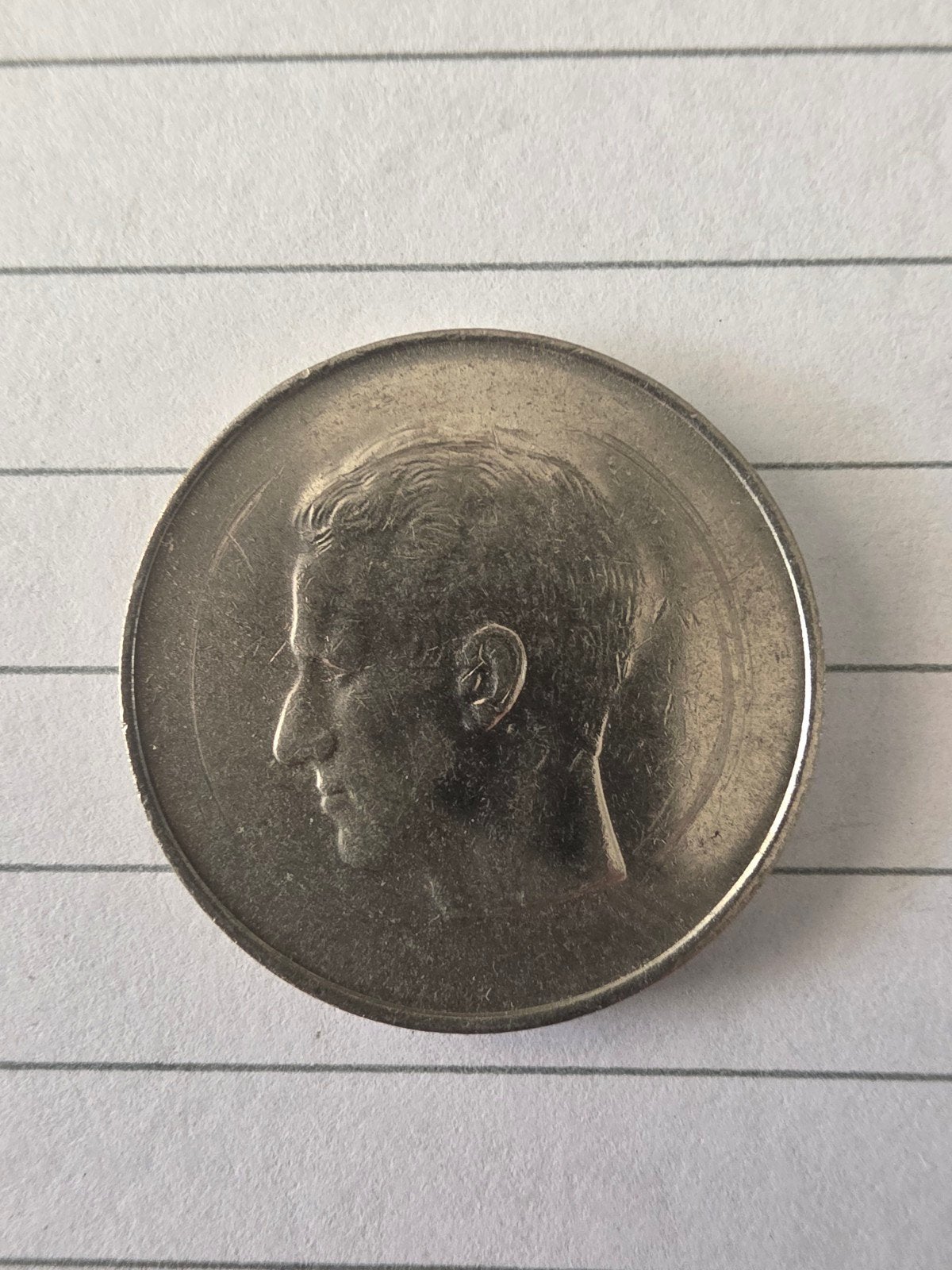 Belgische 10 Frank munt 1971 Koning Boudewijn I, Postzegels en Munten, Ophalen, Metaal, Losse munt