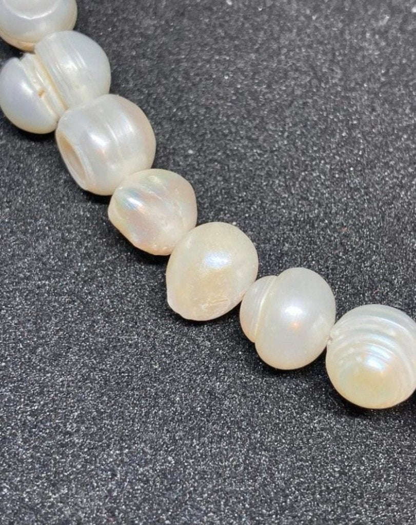 Echte Zoetwater Parel Ketting, Zilver en edelstenen, Vagif.hamidov@hotmail.com, Nieuw, Ophalen of Verzenden