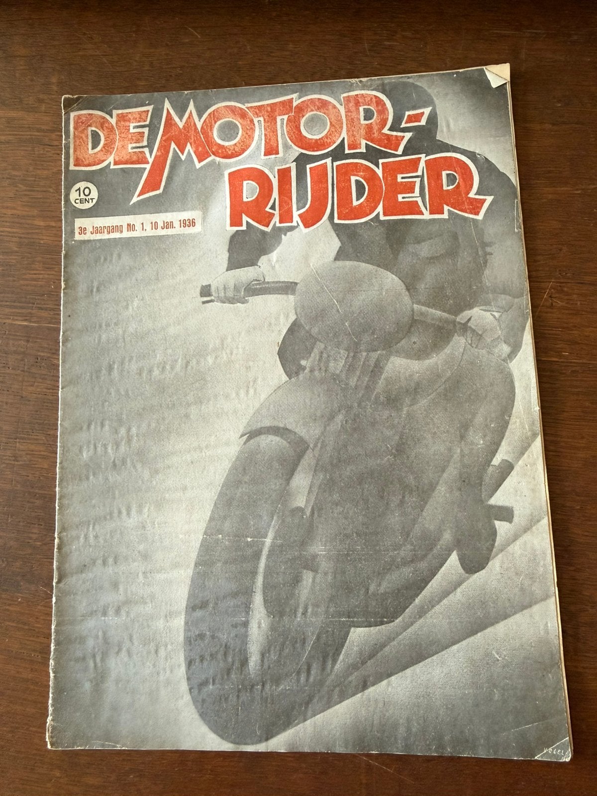 De Motorrijder Tijdschrift - 10 Januari 1936, Ophalen of Verzenden, Gelezen, Sport en Vrije tijd