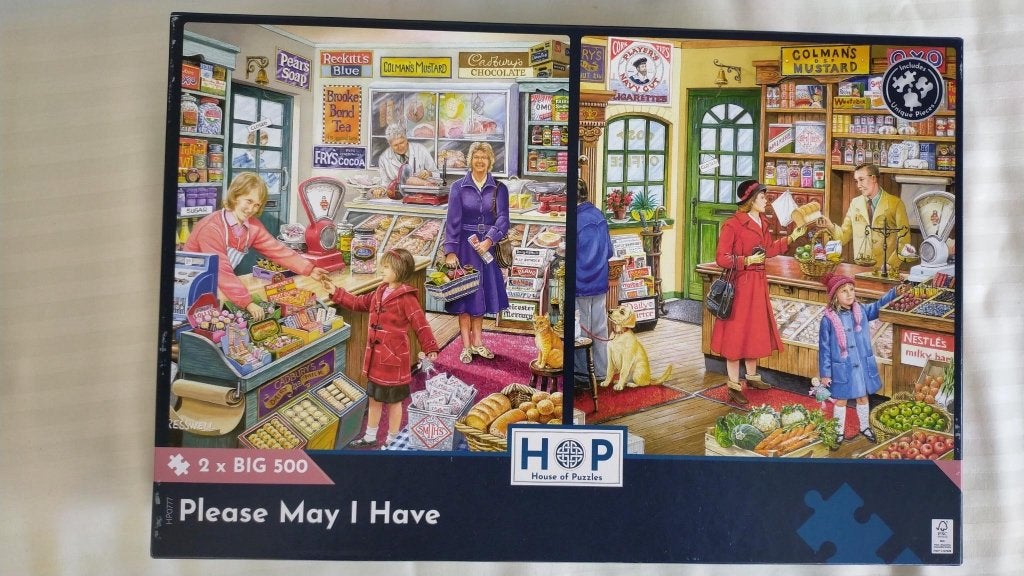 HOP 500 XL Please may I have (2 puzzels), Ophalen of Verzenden, 500 t/m 1500 stukjes, Zo goed als nieuw, Legpuzzel