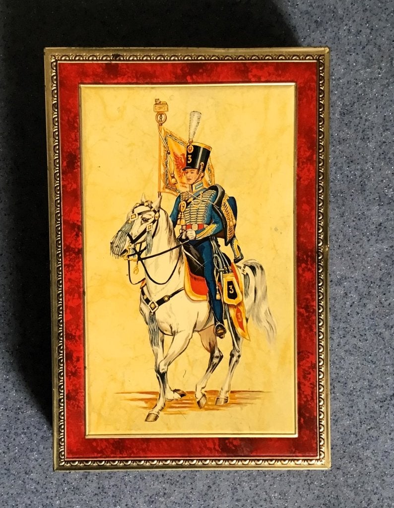 Collectors Item !! Blik Cavalerie van Jamin, Ophalen of Verzenden, Gebruikt, Overige, Overige merken