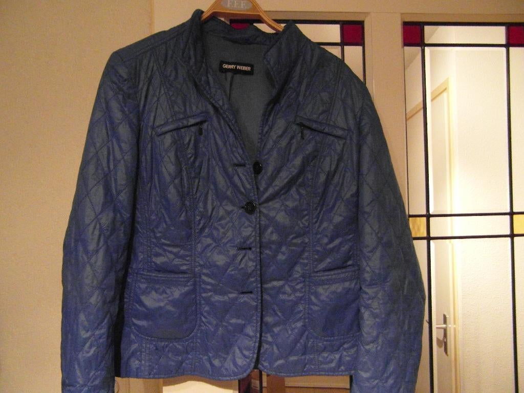 Gerry Weber zomerjas  dames blauw mt 44, Blauw, Maat 42/44 (L), Ophalen of Verzenden, Zo goed als nieuw