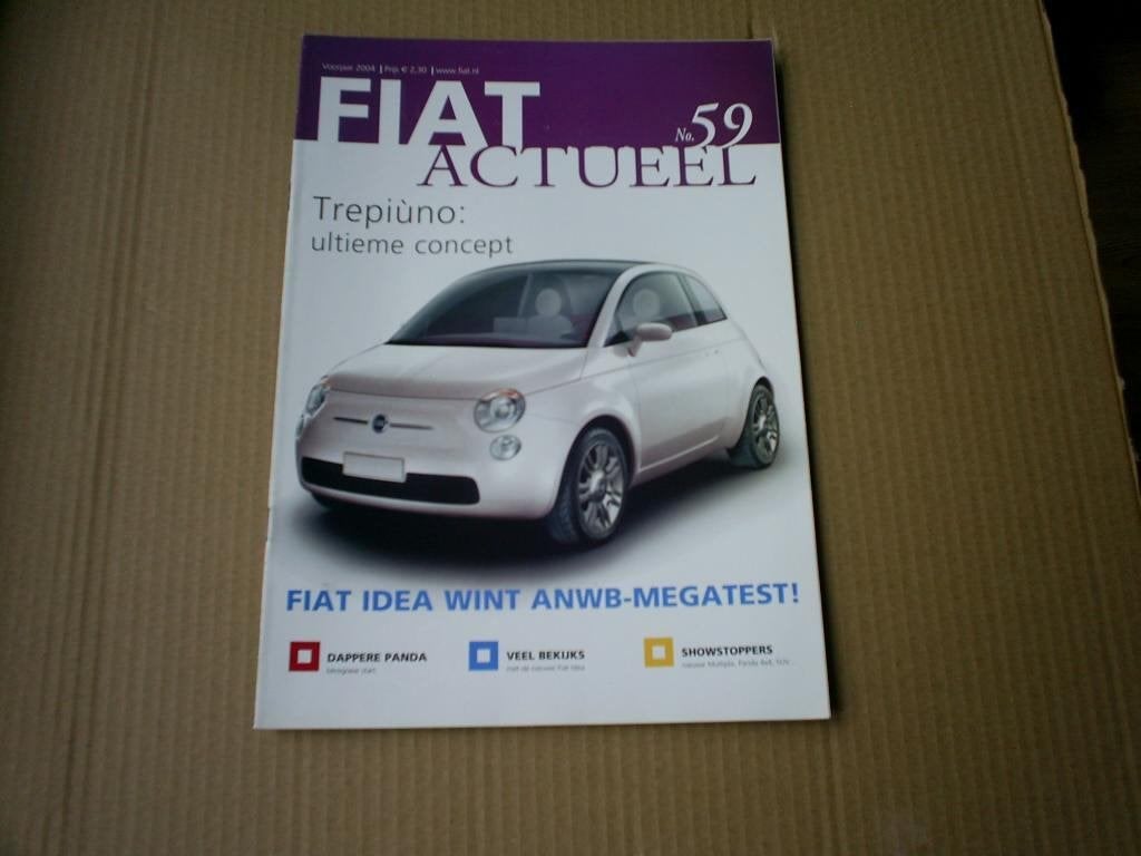 Fiat Actueel Alle Modellen o.a. Panda 4 x 4 / Idea, Boeken, Verzenden, Zo goed als nieuw, Overige merken