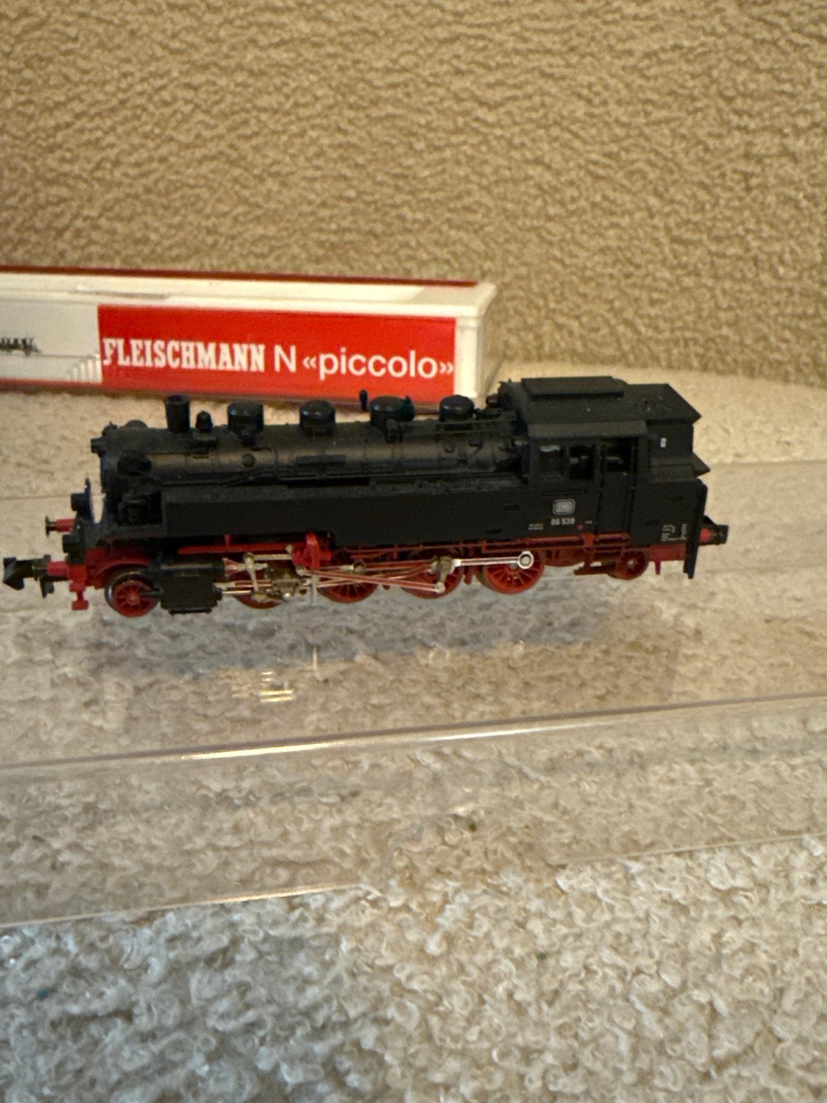 Fleischmann N Piccolo Locomotief BR 86 DB met decoder, Fleischmann, Ophalen of Verzenden, Zo goed als nieuw, Gelijkstroom