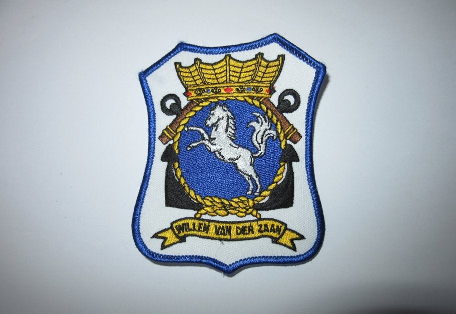 Koninklijke Marine embleem Willem van der Zaan, Verzenden, Marine, Nederland, Embleem of Badge