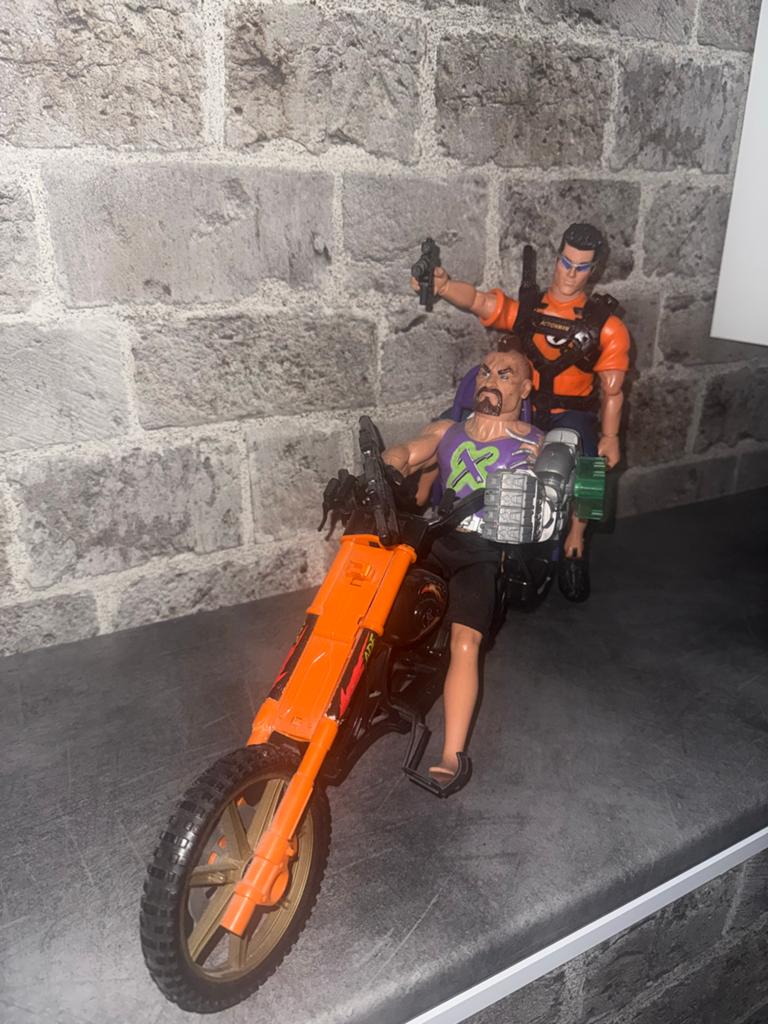 Action Man met motor en extra figuur, Ophalen of Verzenden, Gebruikt