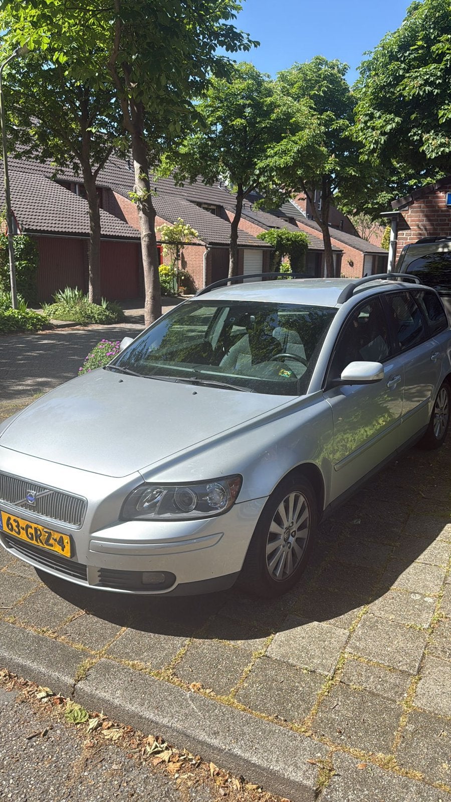 Volvo V50 2.4 170PK Geartronic 2004 Grijs, Auto's, Volvo, Particulier, V50, Benzine, E, Stationwagon, Automaat, Geïmporteerd, Zilver of Grijs