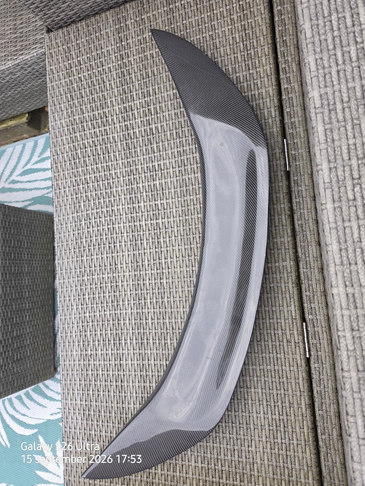 Opel Insignia OPC 2010 Carbon Spoiler, Ophalen of Verzenden, Voor, Opel, Achterklep