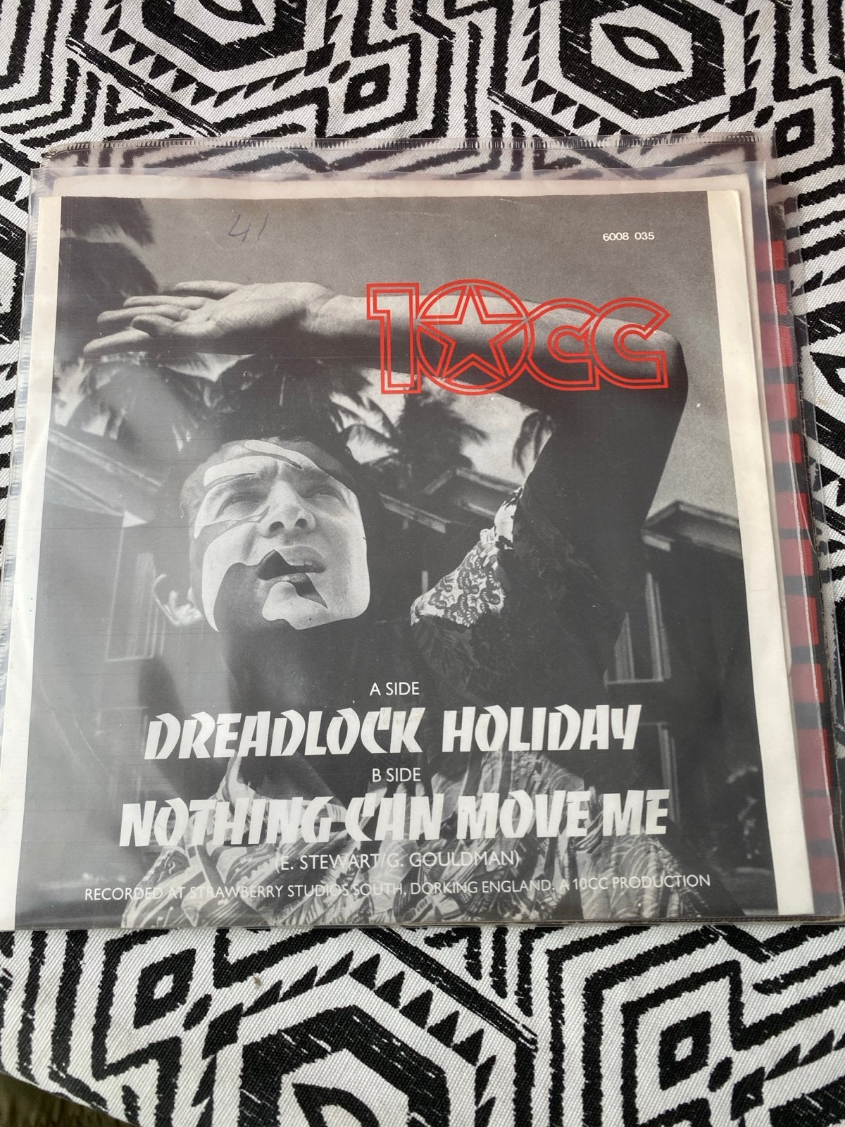 10CC - Dreadlock Holiday / Nothing Can Move Me (Single), Gebruikt, Originele persing, 7 inch, Ophalen of Verzenden