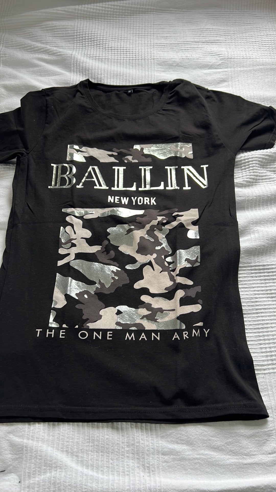 Nieuw heren tshirt Ballin M, Ophalen of Verzenden, Nieuw, Maat 48/50 (M), Zwart