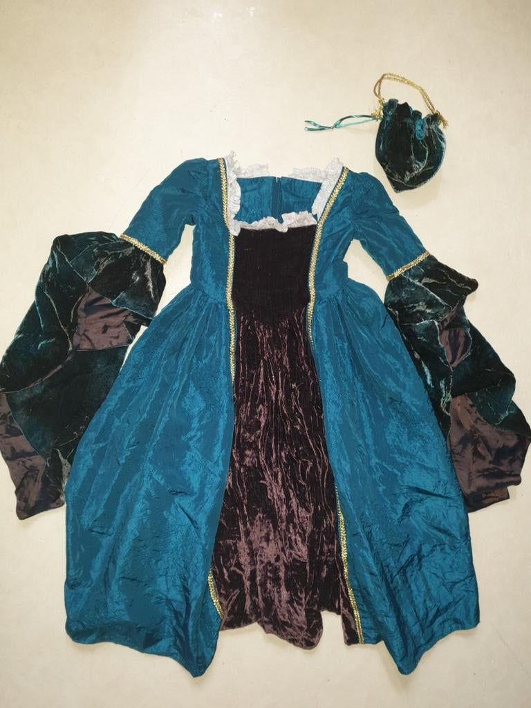Middeleeuwse jurk maat 110/116 COSPLAY LARP ELFIA ARCEN, Ophalen of Verzenden, Zo goed als nieuw, Pak of Jurk