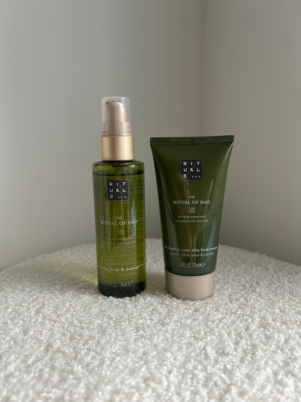 Rituals of dao massage oil en body cream, Sieraden, Tassen en Uiterlijk, Uiterlijk | Lichaamsverzorging, Ophalen of Verzenden