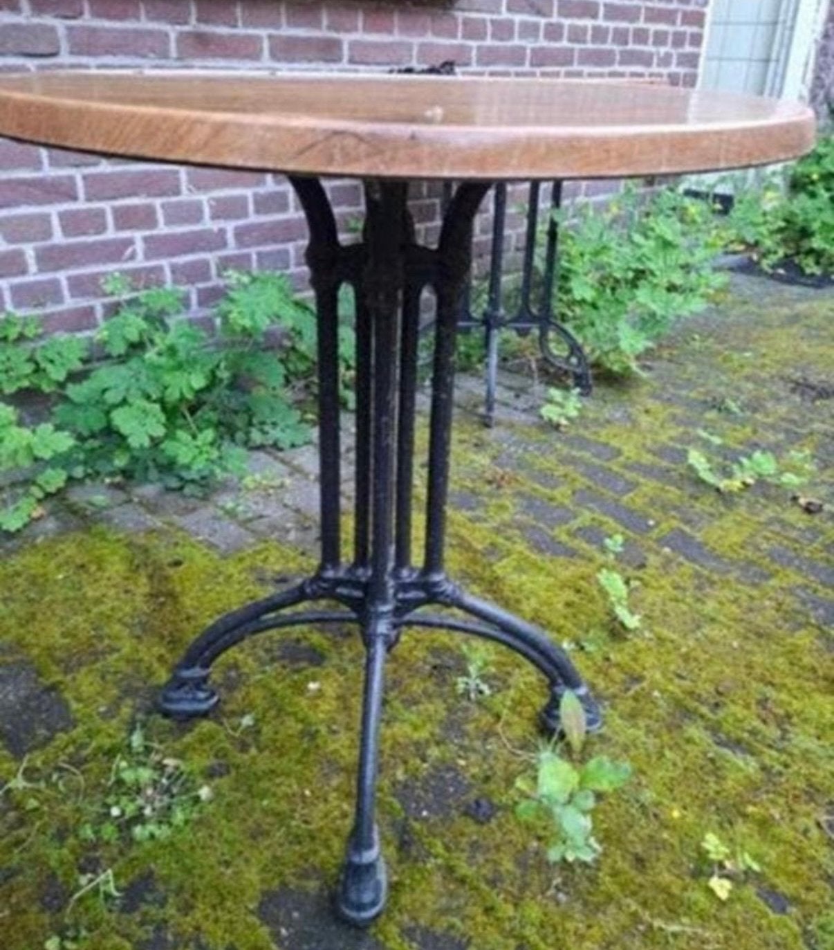 3 bistro tafels terras tafels, Ophalen, Gebruikt