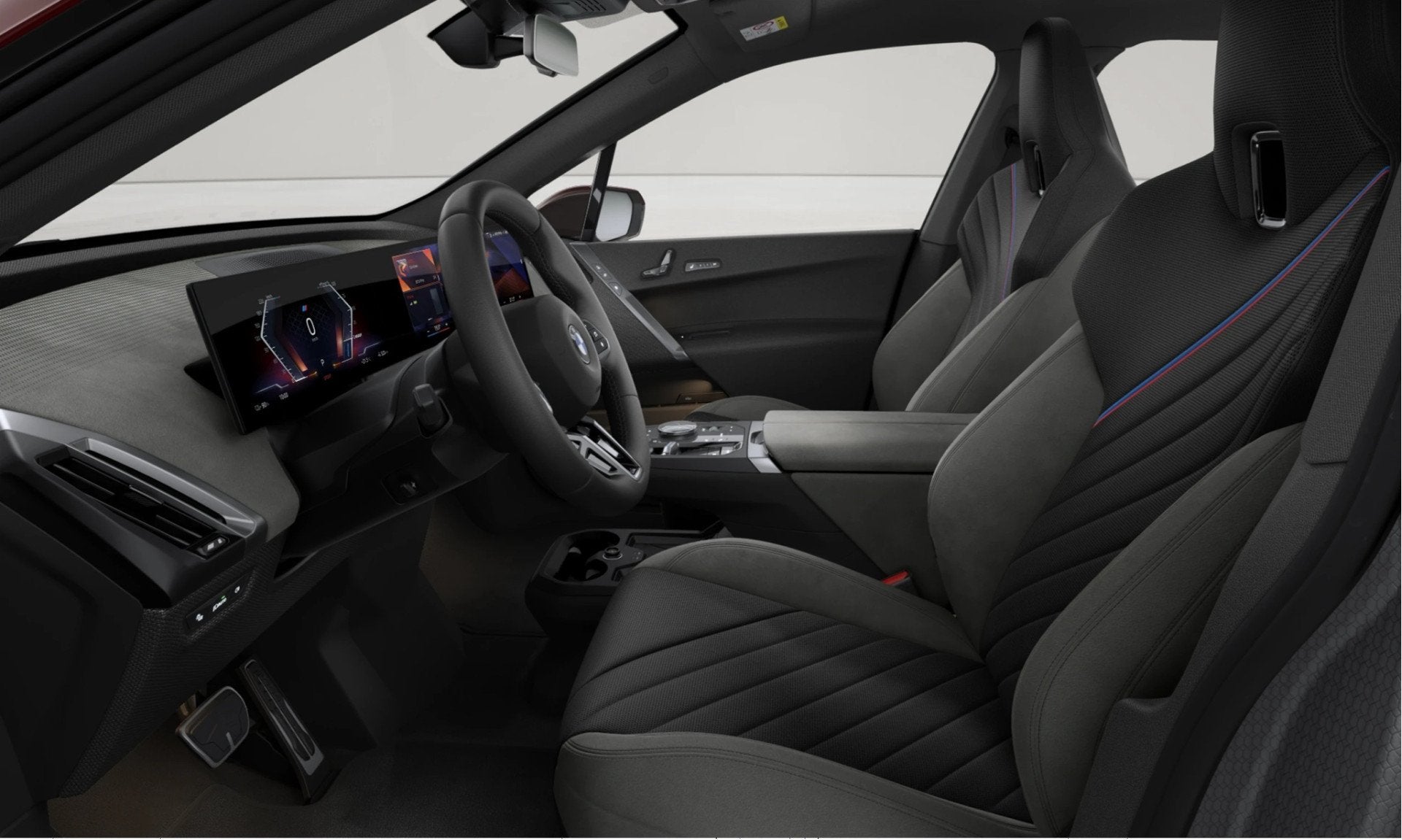 BMW iX xDrive60 - M-Sport - Trekhaak - ACC - 112Wh - Memoryz, Auto's, Gebruikt, Zwart, Origineel Nederlands, Automatische klimaatregeling