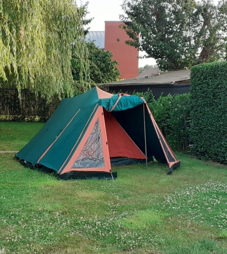 Vintage tent, Caravans en Kamperen, Ophalen, Gebruikt, Tot en met 2