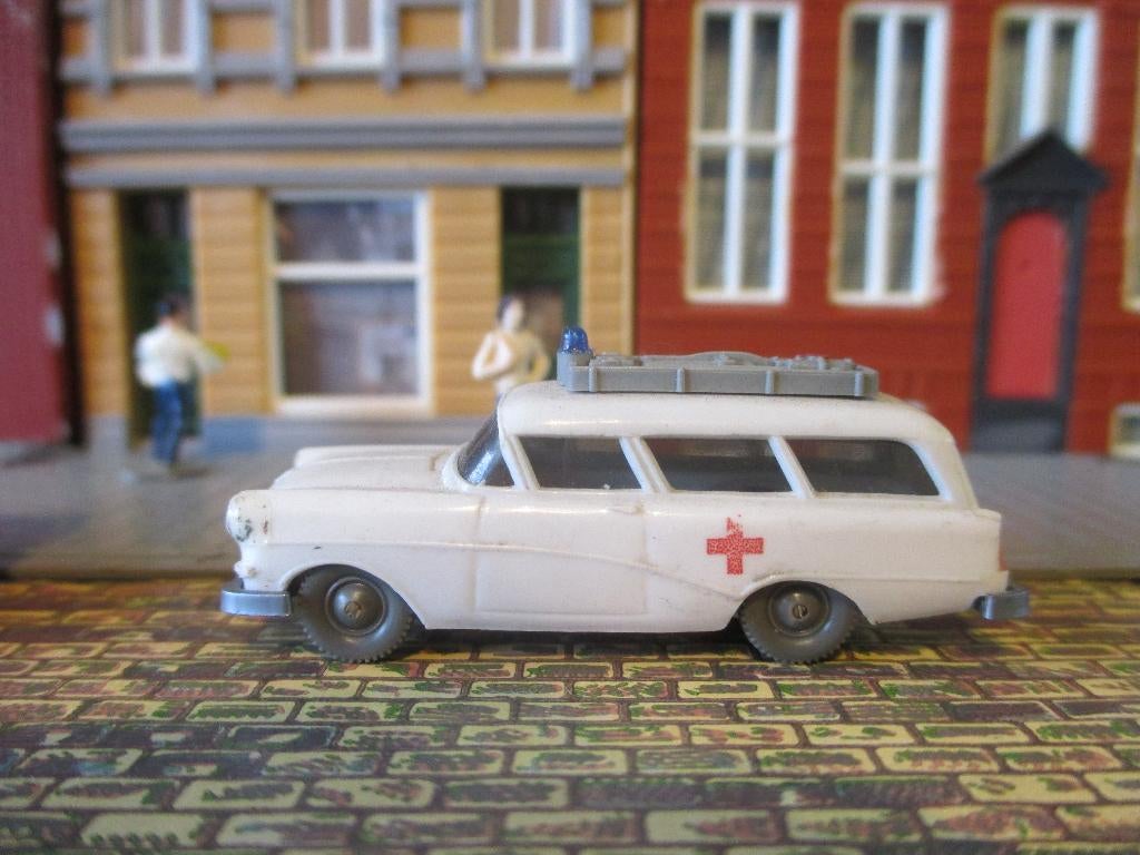 Opel Rekord P1 Car-A-Van Notarzt Wiking 27r Ambulance #2, Ophalen of Verzenden, Nieuw, Auto, Rietze