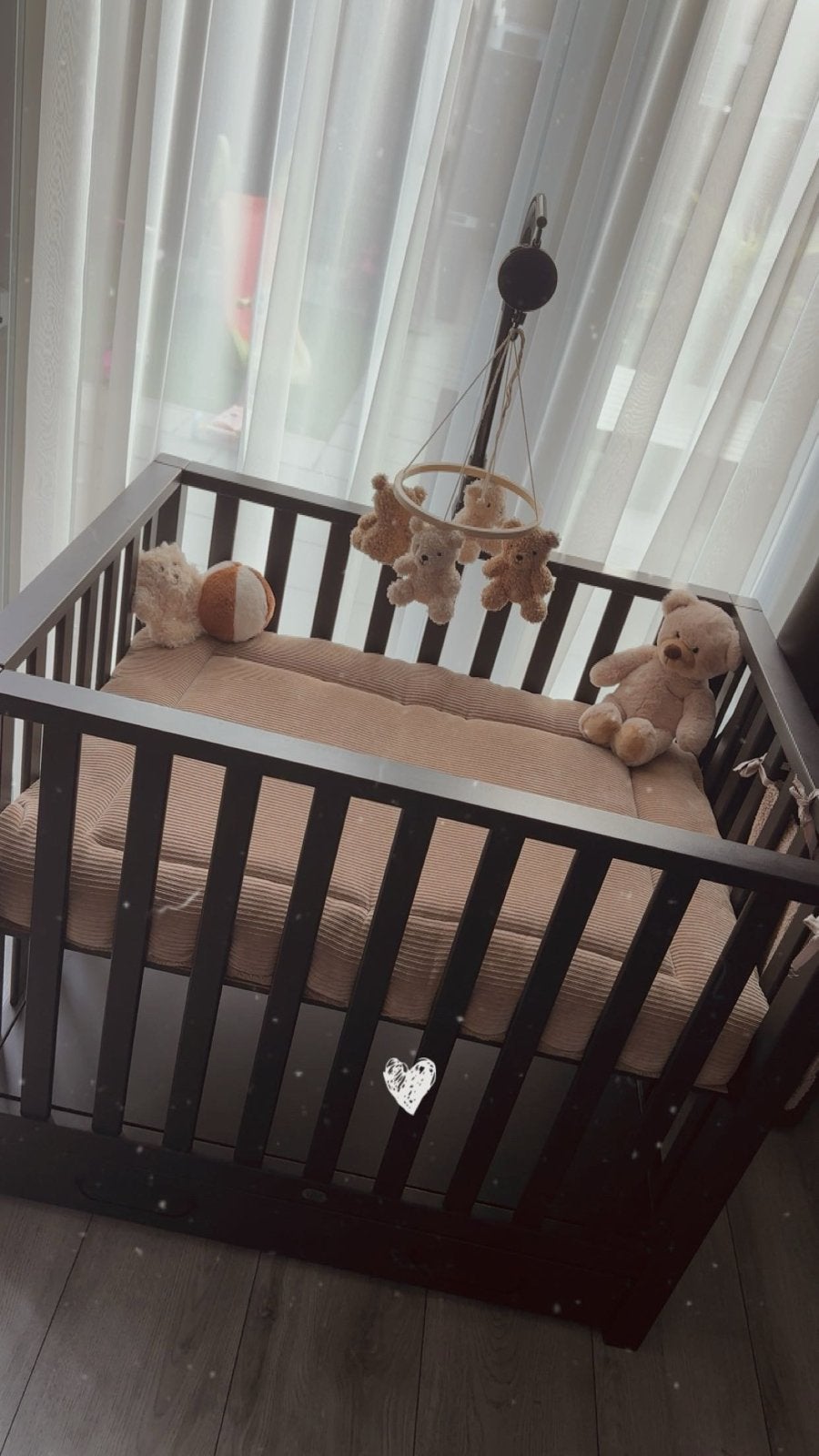 Baby's Only Boxkleed Clay Bruin - Geribbeld & Teddy, Ophalen of Verzenden, Zo goed als nieuw