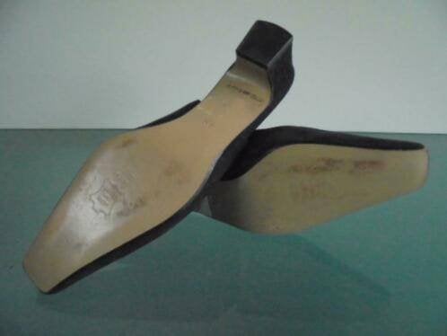 Peter Kaiser suède zwarte slingbacks 37.5 | Gratis verzenden, Peter Kaiser, Pumps, Verzenden, Zwart