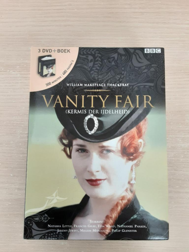 dvd + boek Vanity Fair (Kermis Der Ijdelheid), Alle leeftijden, Ophalen of Verzenden, Historisch of Kostuumdrama, Boxset