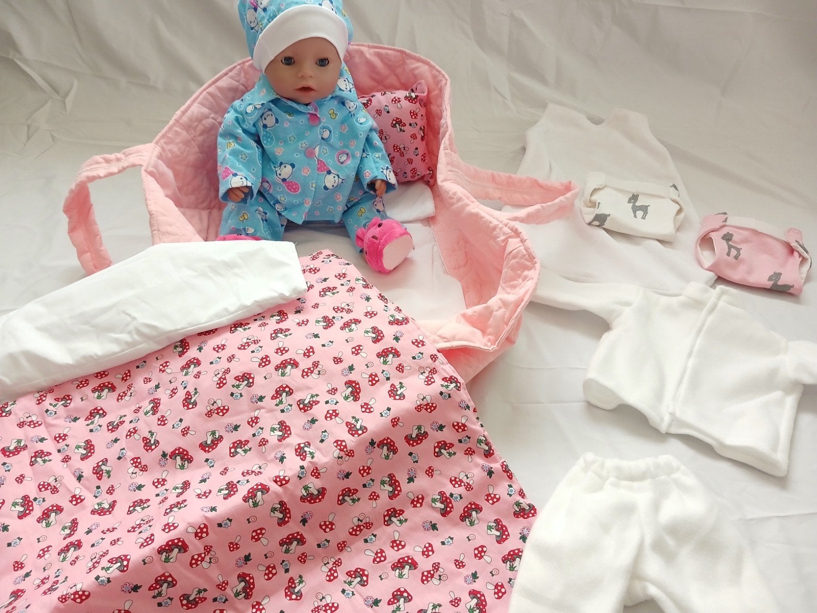 Mooie complete reiswieg set baby born pop 43cm, Kinderen en Baby's, Speelgoed | Poppen, Ophalen of Verzenden, Nieuw, Babypop