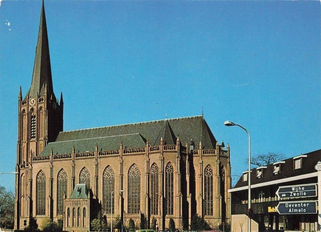 Raalte, R.K. Kerk, Verzamelen, Ansichtkaarten | Nederland, Ophalen of Verzenden, 1960 tot 1980, Ongelopen, Overijssel