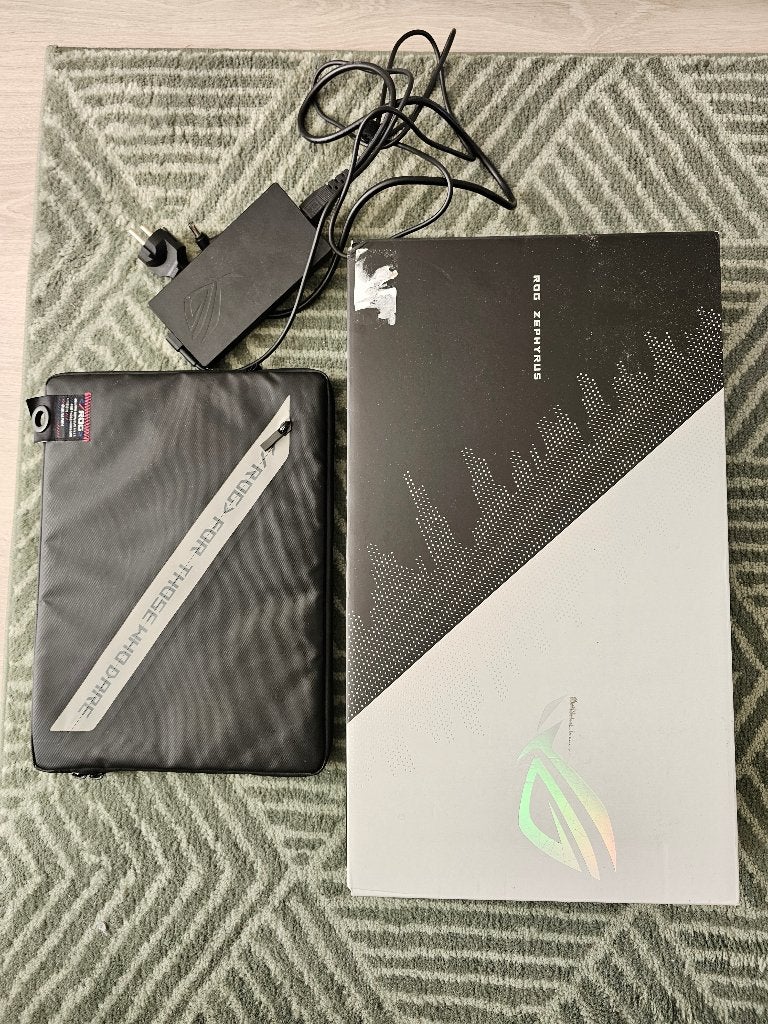 Laptop ROG Zephyrus G14 GA401QM-XS98Q-WH, Ophalen, 64 GB of meer, Met videokaart, Qwerty