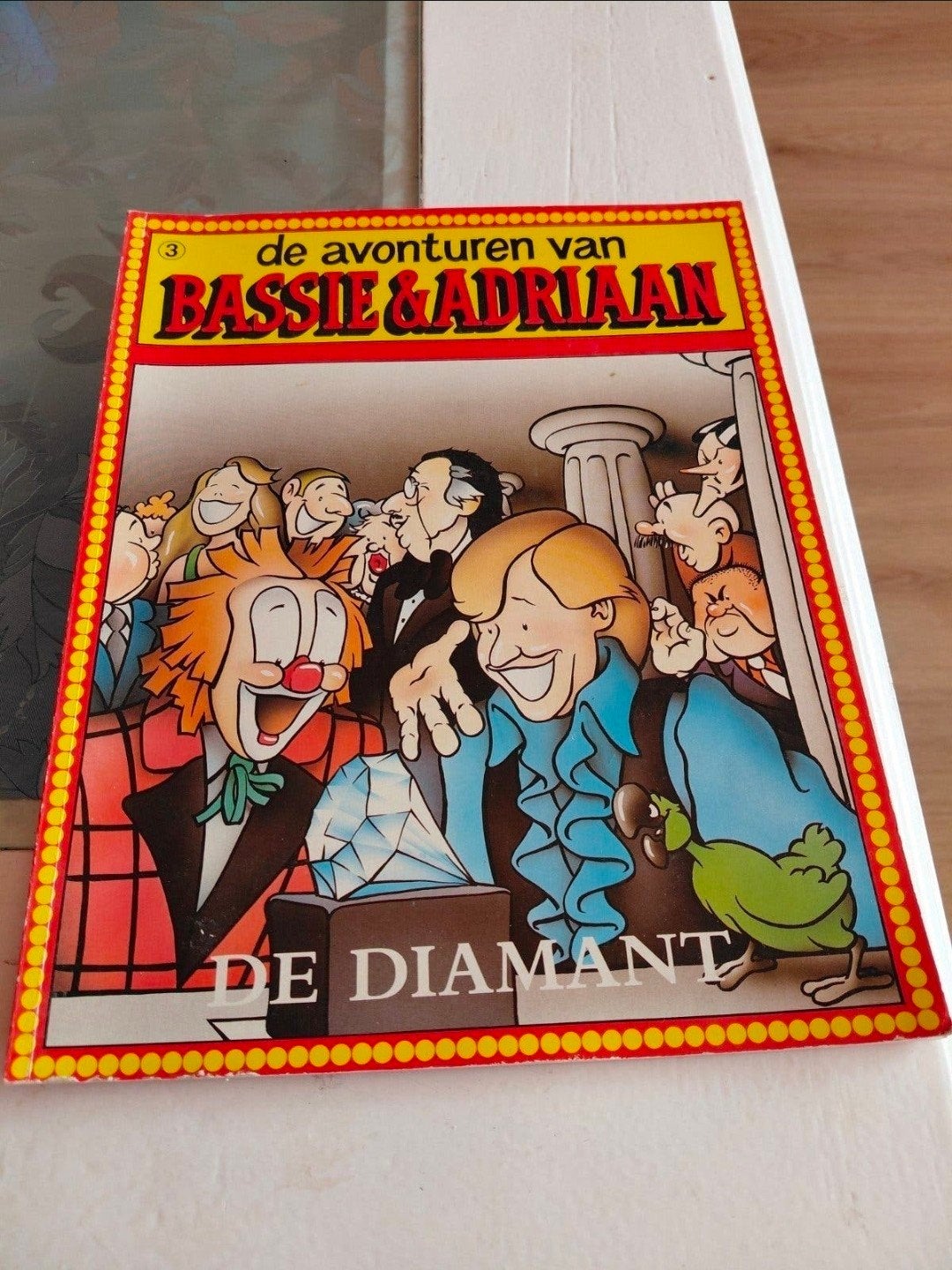 Bassie en Adriaan en De Diamant stripboek., Eén stripboek, Ophalen of Verzenden, Gelezen