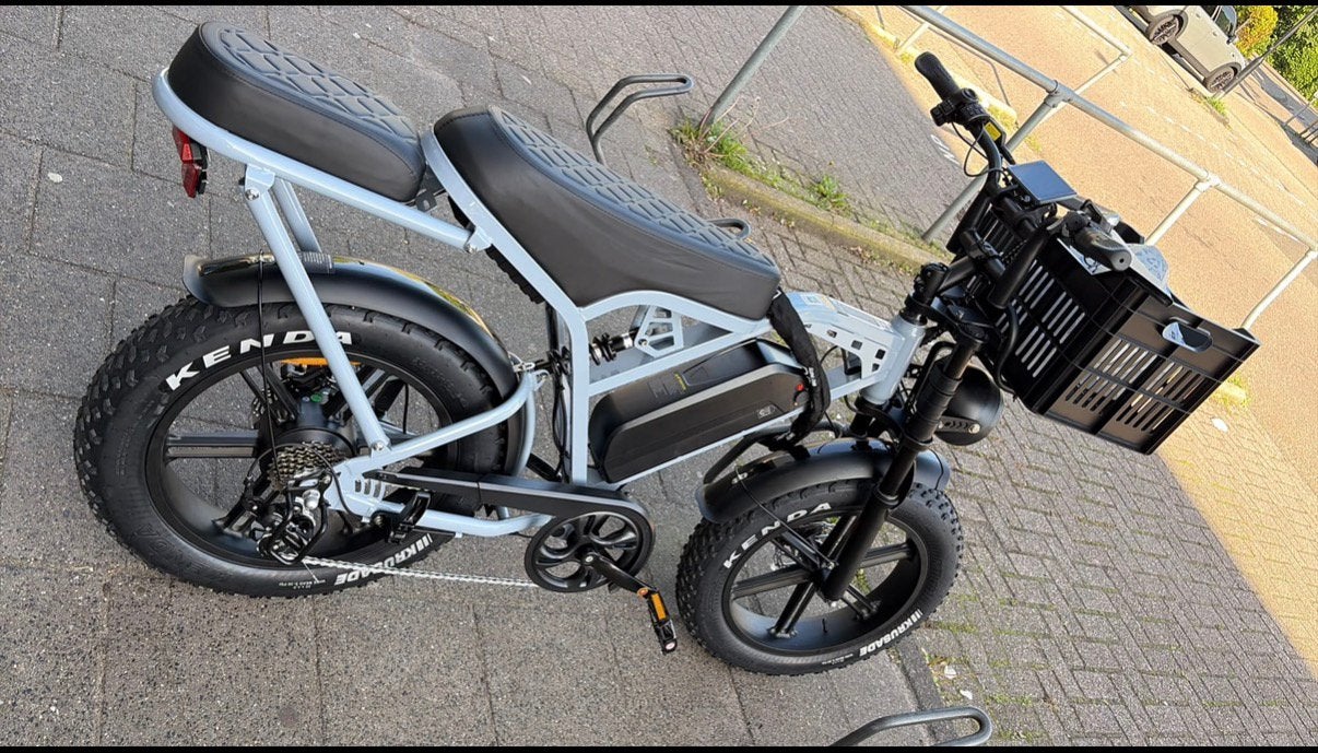 Fatbike X80 Lichtblauw te Koop, Fietsen en Brommers, Fietsen | Vouwfietsen, Ophalen, Nieuw, 20 inch of meer