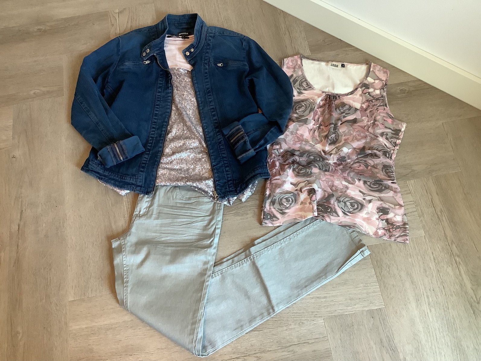 Super mooie dames set zgan mt 38/40, Ophalen of Verzenden, Zo goed als nieuw, Maat 38/40 (M)
