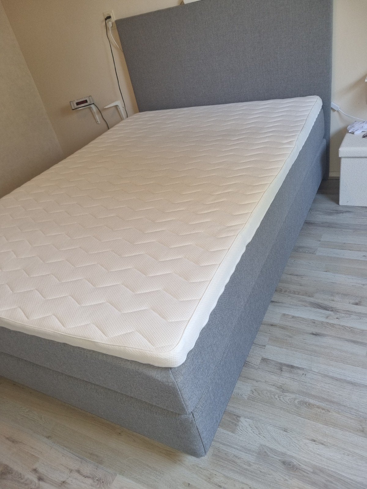 Zgan boxspring, Ophalen, Zo goed als nieuw, Tweepersoons, 140 cm
