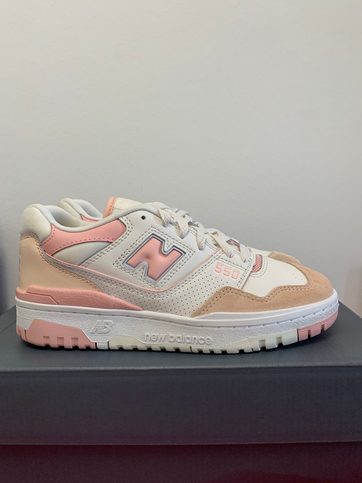 New Balance 550 White Pink (W) - Maat 37 1/3 - Nieuw, New Balance, Nieuw, Ophalen of Verzenden, Sneakers of Gympen