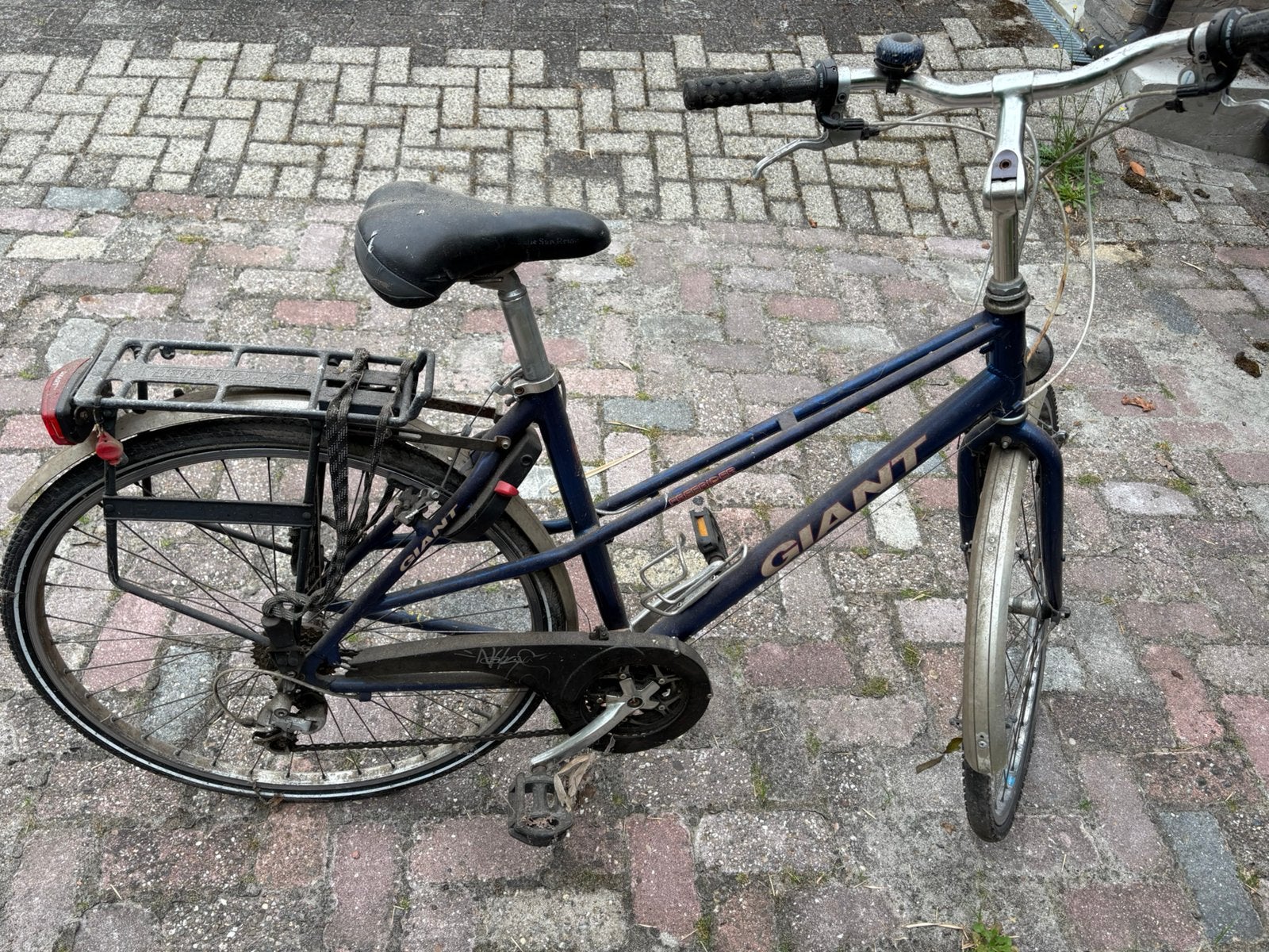 Oude damesfiets, Fietsen en Brommers, Ophalen, Minder dan 10 versnellingen, Gebruikt, 26 inch