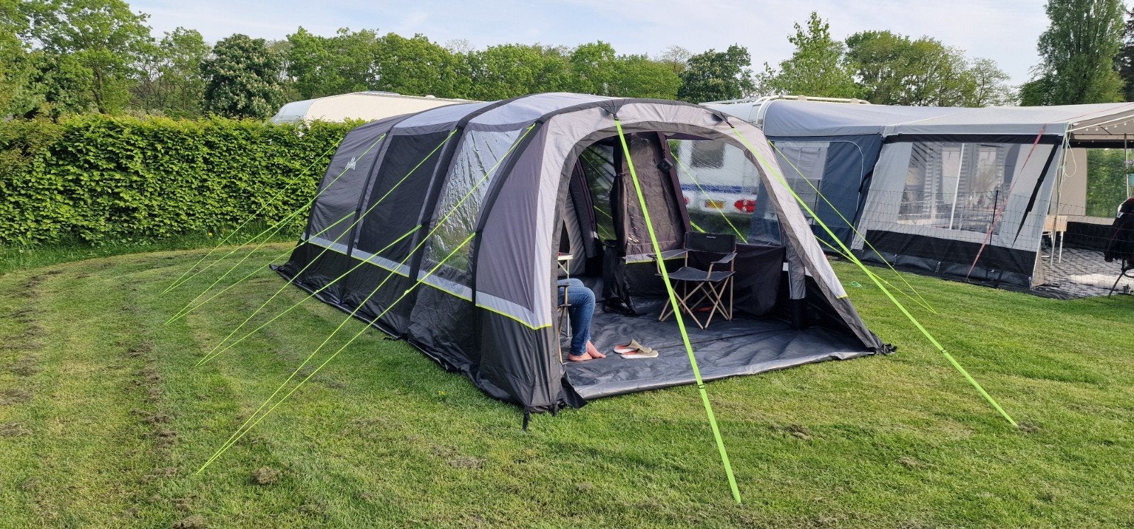 Obelink Hudson 4 Poly Easy Air CoolDark tunneltent (m2407572788)  Tenten   Marktplaats