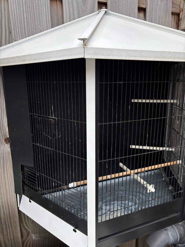 Driehoekig wandvolière, Dieren en Toebehoren, Ophalen, Zo goed als nieuw, Vogelkooi
