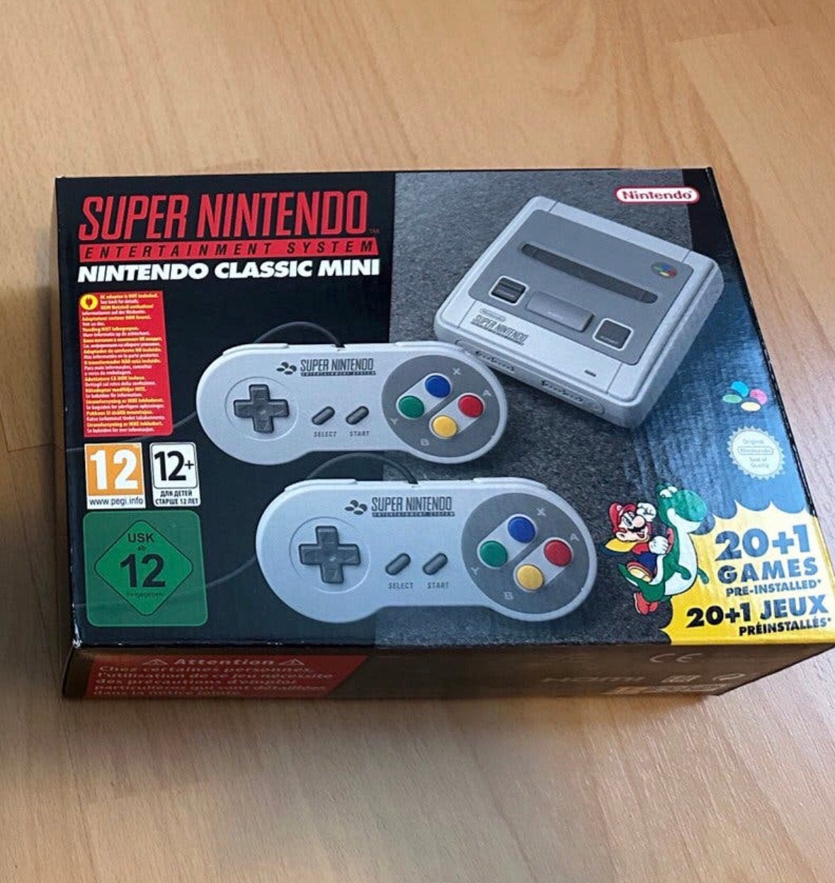 Super Nintendo Classic mini SNES NIEUW, Spelcomputers en Games, Ophalen of Verzenden, Nieuw, Met 2 controllers, Met games