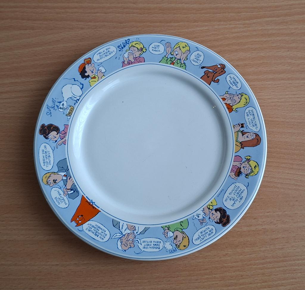 Ontbijtbordje, Bord van Blue Band Jan, Jans en de Kinderen, Huis en Inrichting, Keuken | Servies, Ophalen of Verzenden, Zo goed als nieuw
