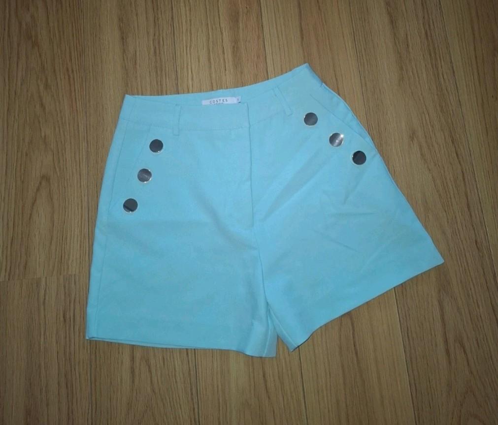 Mint kleurige short Costes, Kort, Blauw, Ophalen of Verzenden, Zo goed als nieuw